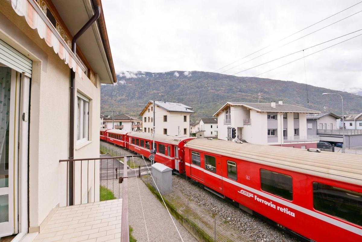 Alp Gruem Apartment - 8 Min Walk To Bernina Express 蒂拉诺 外观 照片